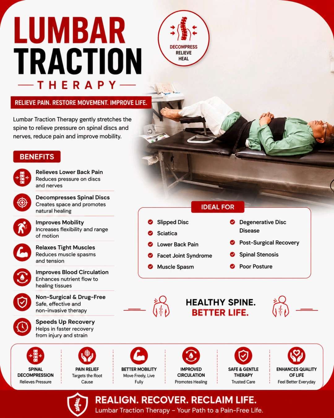 Lumbar Traction Therapy & Decompression
